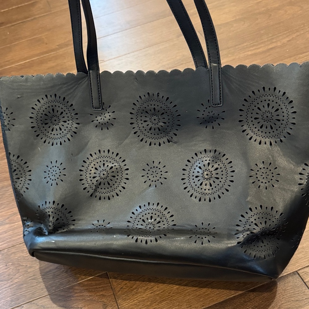 INC Elegant Black Tote Bag